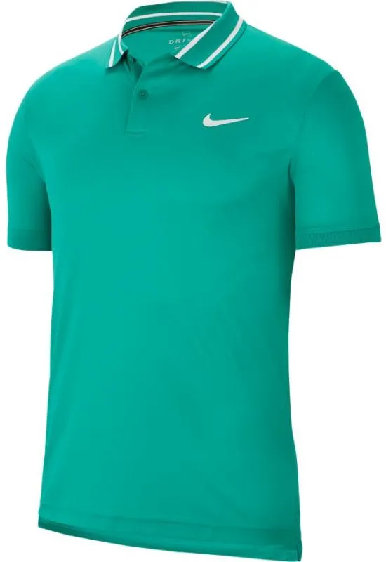 Nike Court Dry Polo Pique - neptune green/white/white