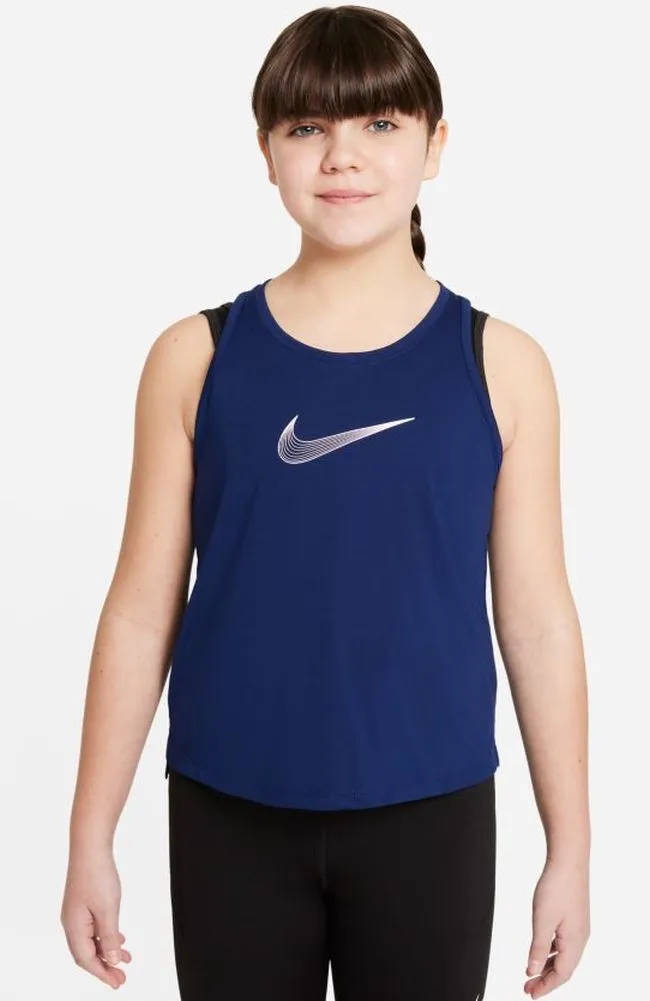 Nike Dry Trophy Tank G - blue void/arctic punch