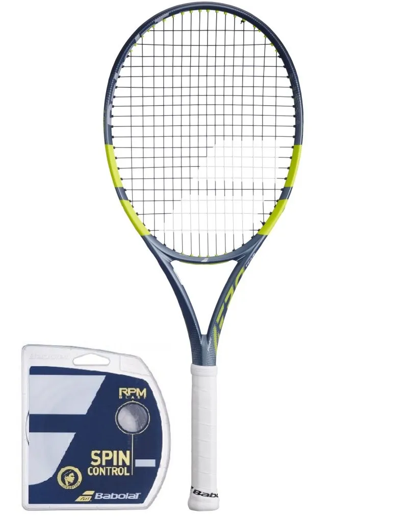 Babolat Pure Aero Team Gen-9 - metallic dark forest/yellow + ajándék húr Babolat Pure Aero Team Gen-9 - metallic dark forest/yellow + ajándék húr