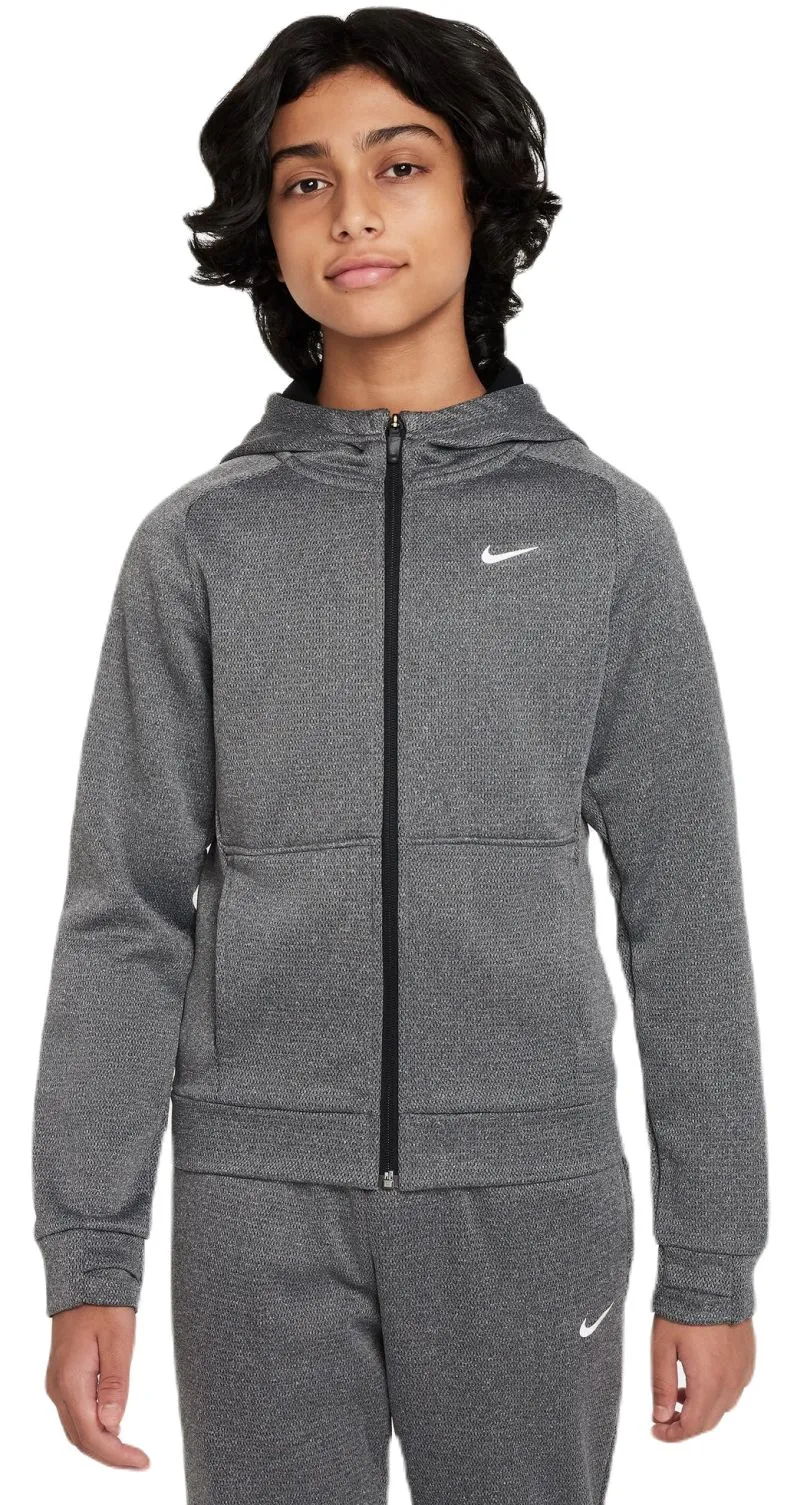 Nike Kids Therma-FIT Full-Zip - black/white