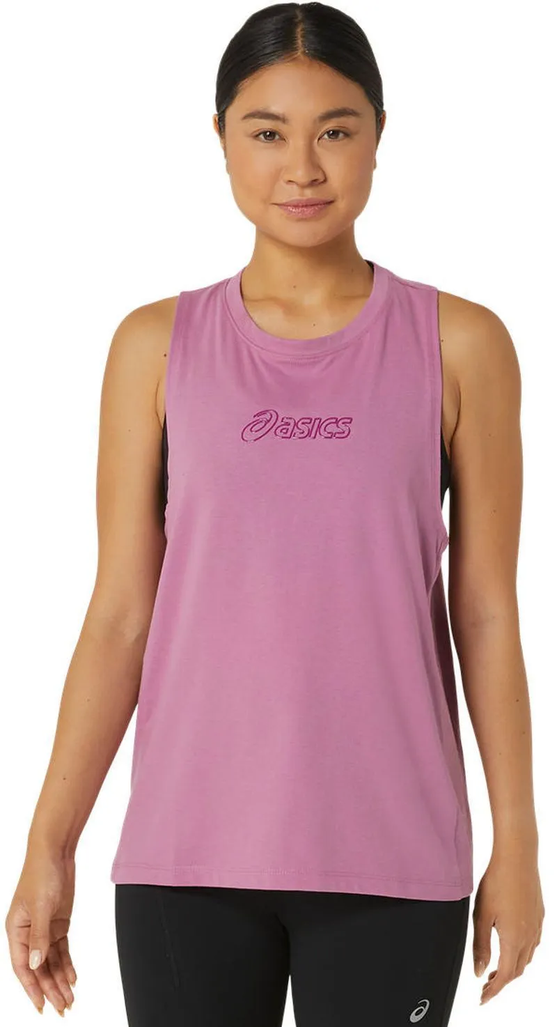 Asics Logo Tank - soft berry Asics Logo Tank - soft berry