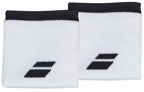 Babolat Logo Wristband - white/rabbit