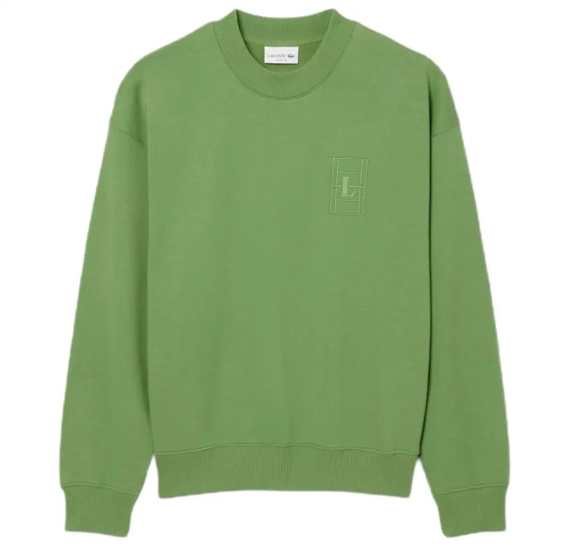 Lacoste Embroidered Fleece - lamb's lettuce
