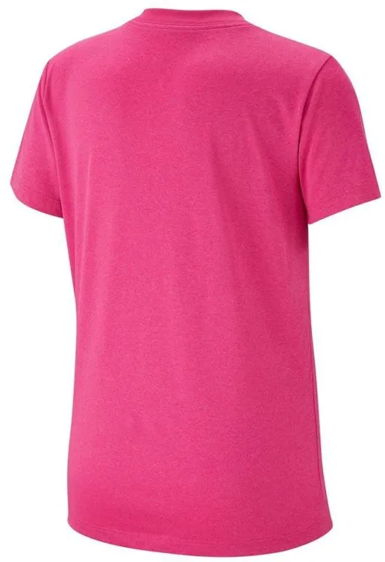 Nike G Dry Tee Leg VNeck Swoosh - laser fuchsia