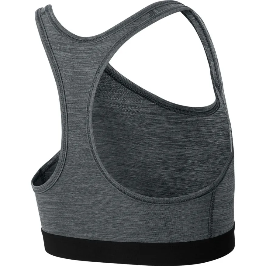 Nike Dri-Fit Swoosh Band Bra Non Pad - smoke grey/htr/black