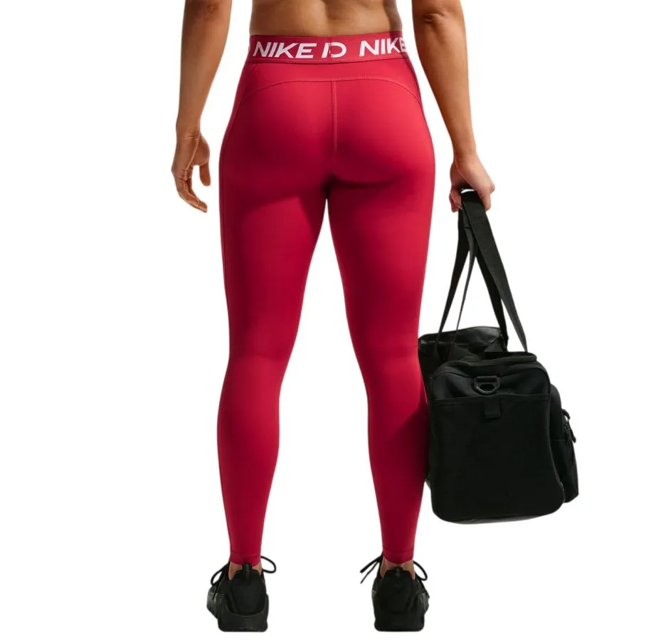 Nike Pro 365 Tight Leggins - tough red/white