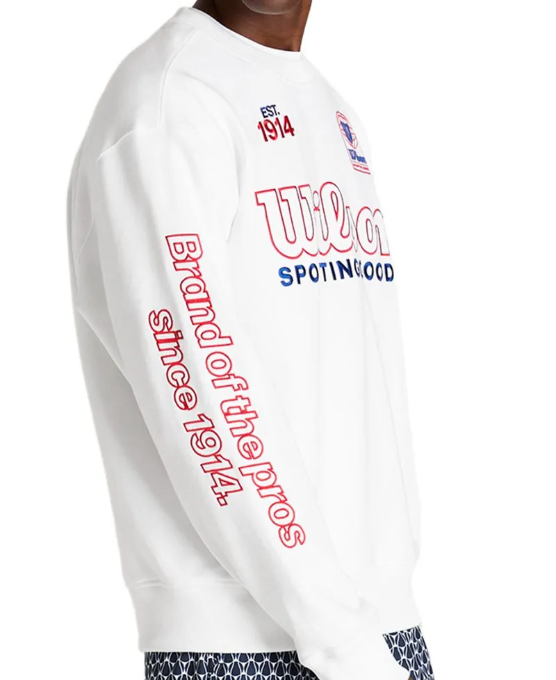 Wilson Playstate Crew - bright white/varsity red
