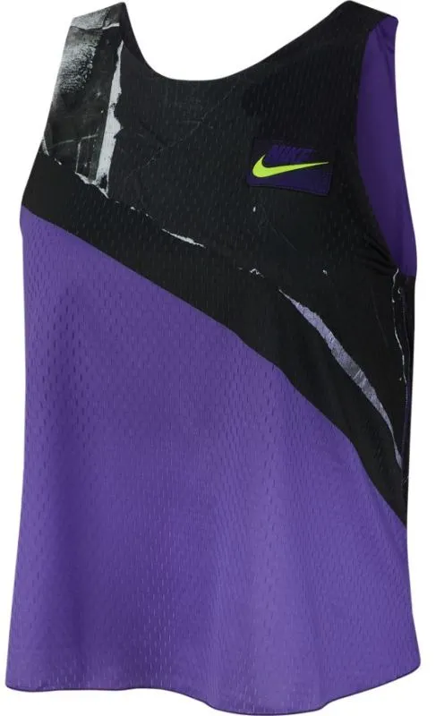Nike Court 2in1 Tank NY - psychic purple/black/white/volt Nike Court 2in1 Tank NY - psychic purple/black/white/volt
