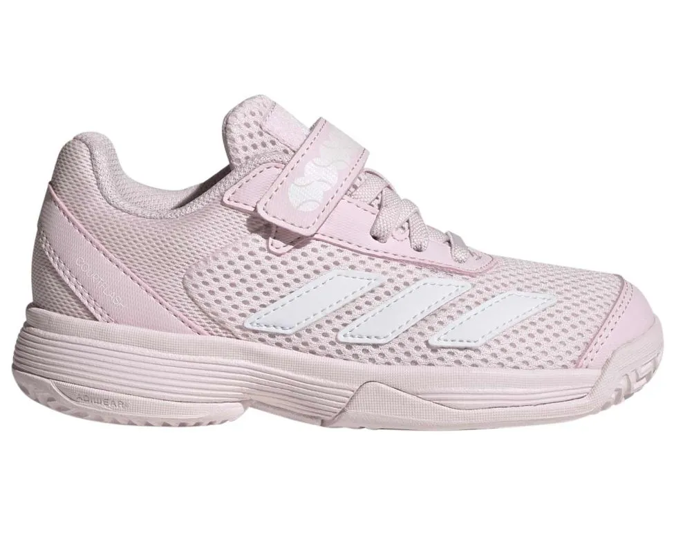 Adidas Courtflash K - distilled pink/cloud white/distilled pink Adidas Courtflash K - distilled pink/cloud white/distilled pink