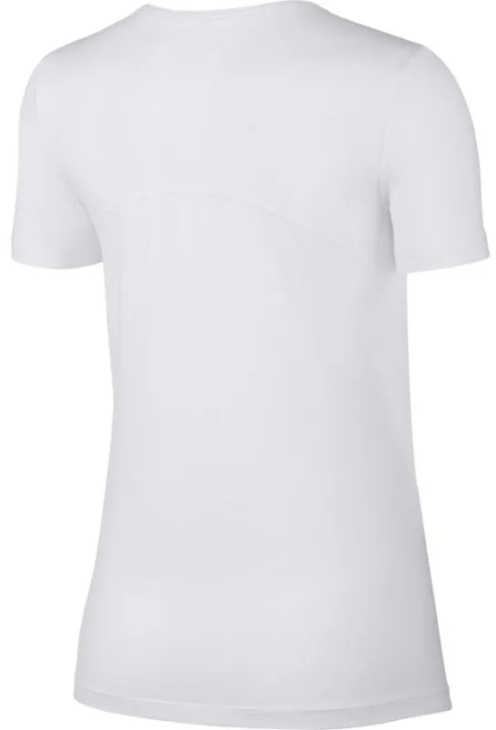 Nike Pro Top SS All Over Mesh W - white