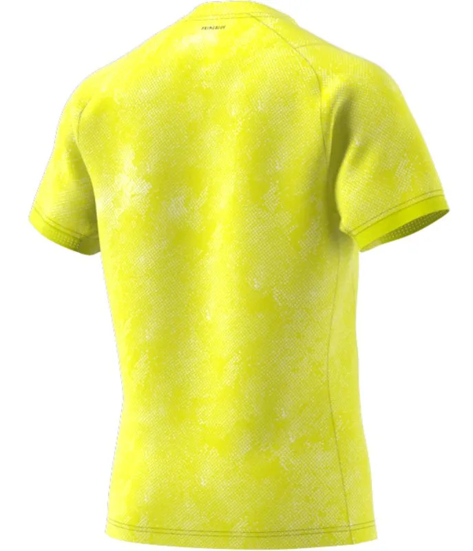 adidas-freelift-printed-primeblue-tee-m-acid-yellow-wild-pine-white-2 Adidas Freelift Printed Primeblue Tee M - acid yellow/wild pine/white