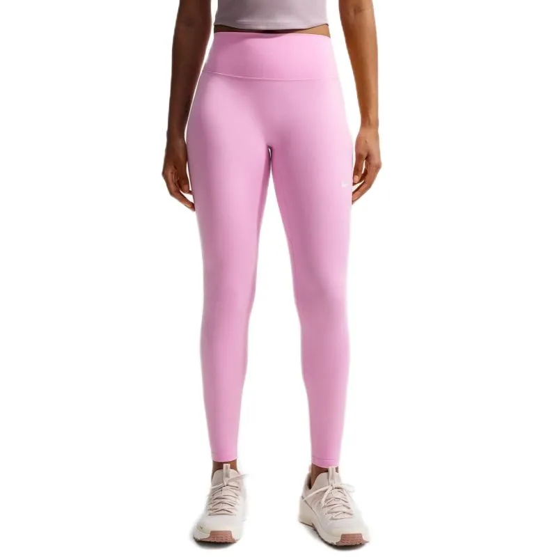 Nike One Seamless Front High Waisted Full Length - pink rise/white Nike One Seamless Front High Waisted Full Length - pink rise/white