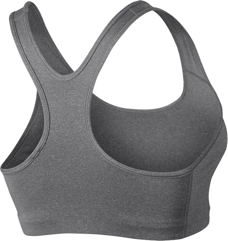 Nike Pro Classic Swoosh Bra - carbon heather/anthracite/black