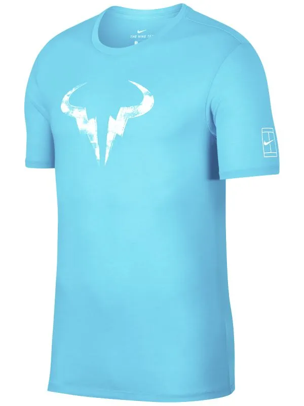Nike Court Dry Rafa Tee - lagoon pulse/white