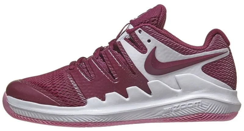 Nike Jr Vapor X - white/bordeaux/pink rise