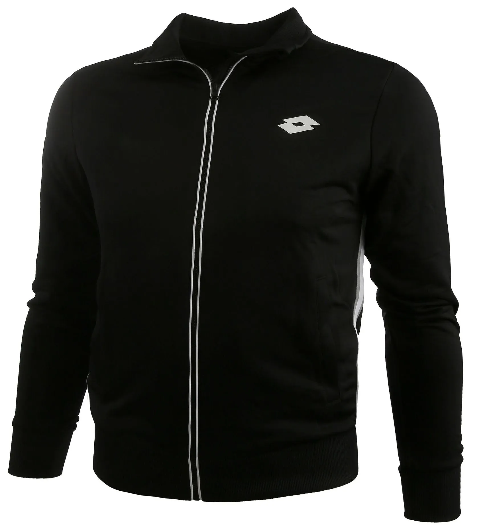 Lotto Tennis Teams Sweat FZ PL - all black Lotto Tennis Teams Sweat FZ PL - all black