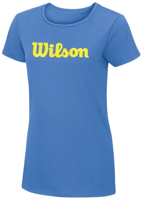 Wilson Script Cotton Tee - regatta