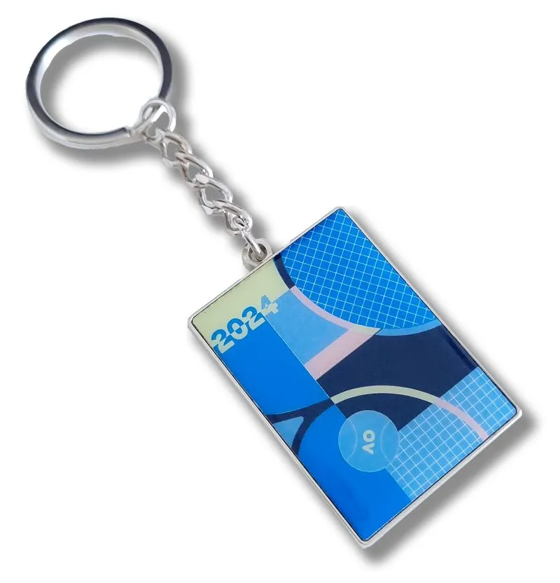 AOCOURTKEY Australian Open Keyring Poster Court Print