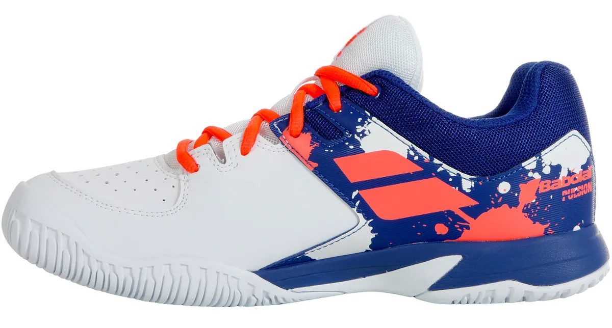Babolat Pulsion All Court Junior - white/dazzling blue