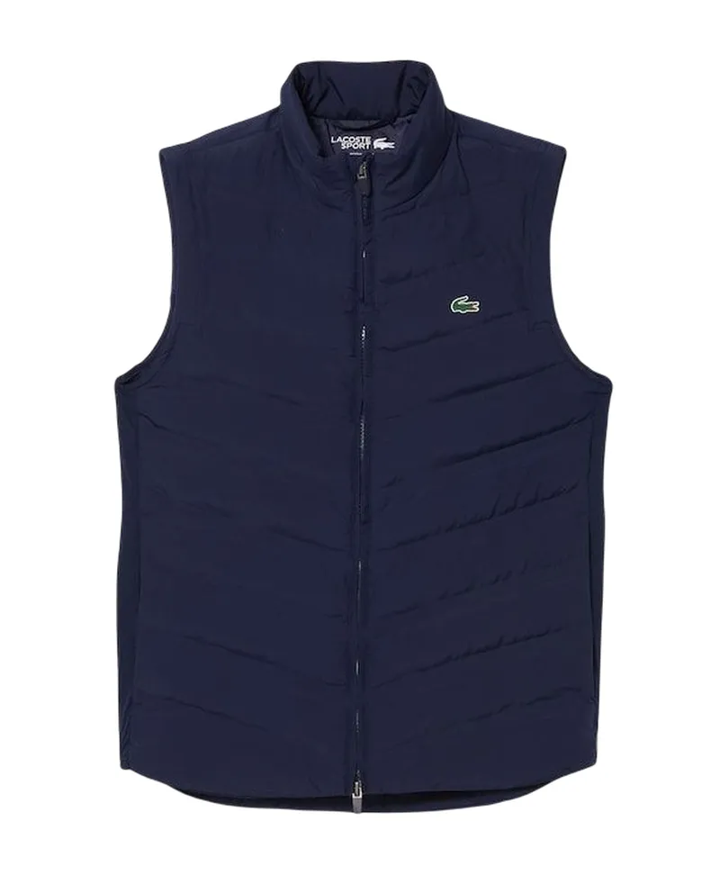 Lacoste Sport Quilted Golf Vest - navy blue