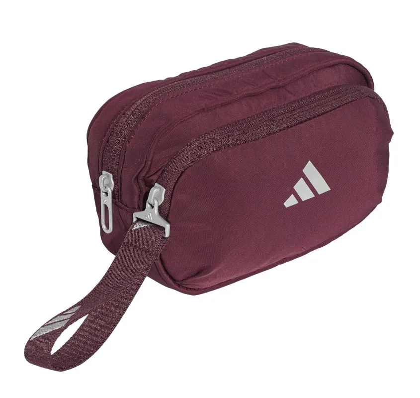 Adidas Sports Waist Bag - maroon/silver metallic