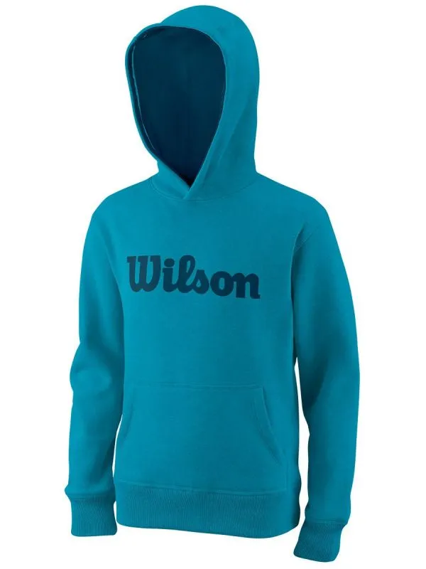 Wilson Y Script Cotton PO Hoody - barrier reff
