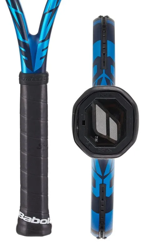 Babolat Pure Drive 2021 - blue + naciąg + usługa serwisowa