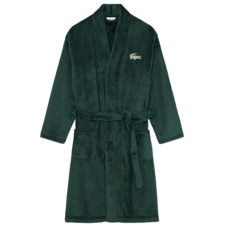 Lacoste Polar Fleece Robe - forest green Lacoste Polar Fleece Robe - forest green
