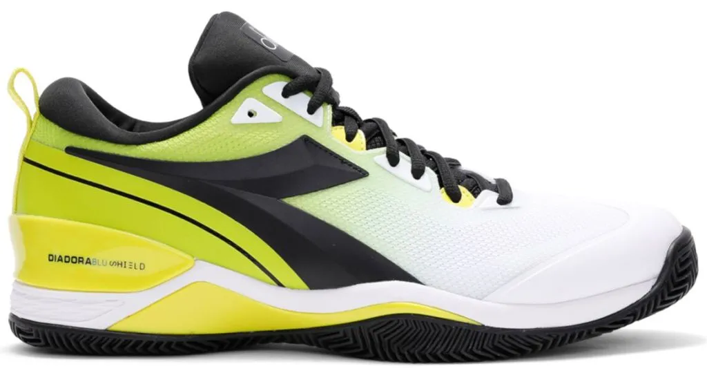 Diadora Speed Blushield 5 Clay - white/black/lime green Diadora Speed Blushield 5 Clay - white/black/lime green