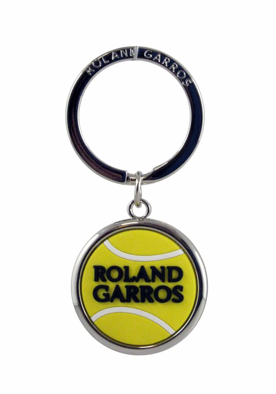 203RGS601BAL-YB Roland Garros Rubber Tennis Ball Key Ring