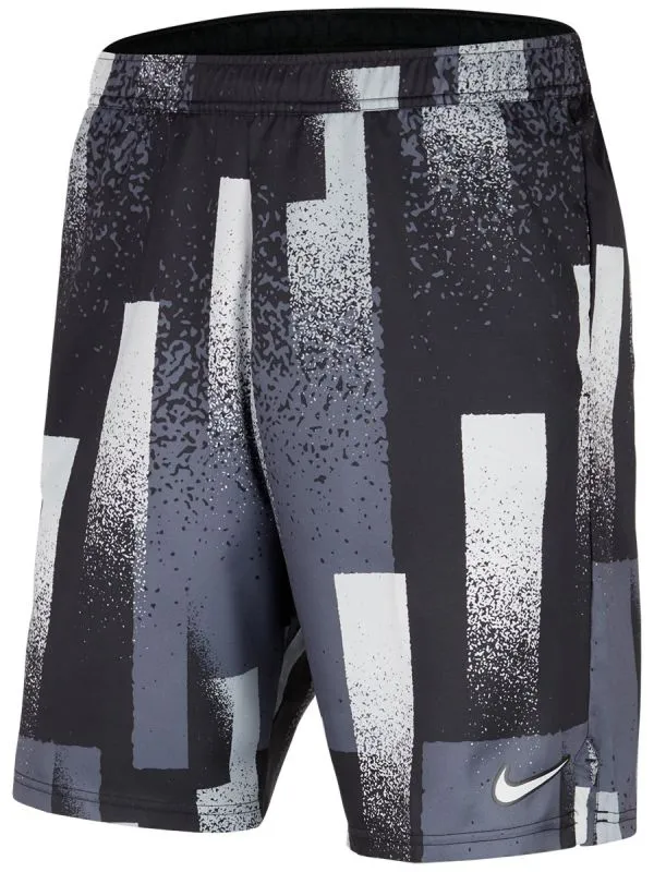 Nike Court Dry-Fit Short 9in Print - black/white