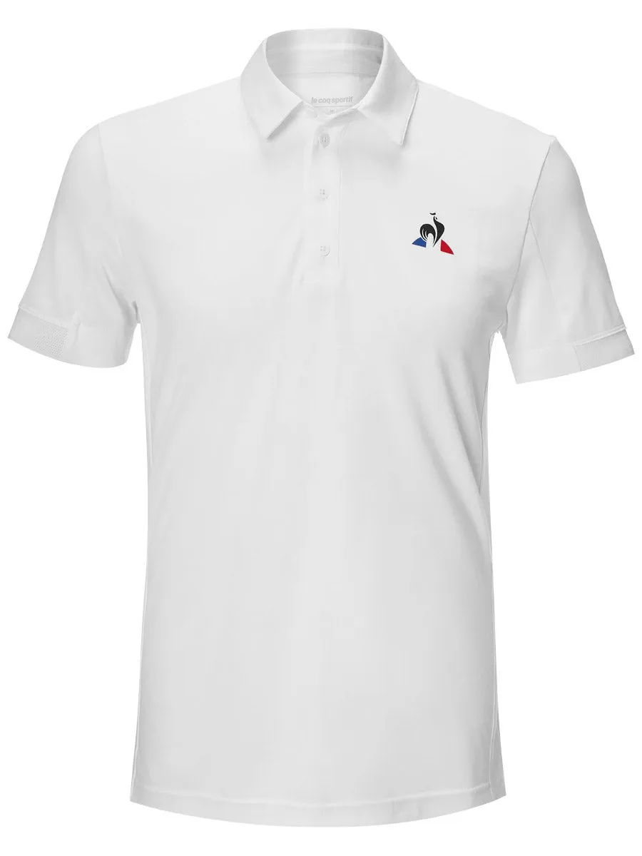 Le Coq Sportif TENNIS Polo SS No.5 M - optical white