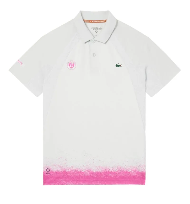 Lacoste Slim Fit Roland-Garros Edition Sport - green/pink