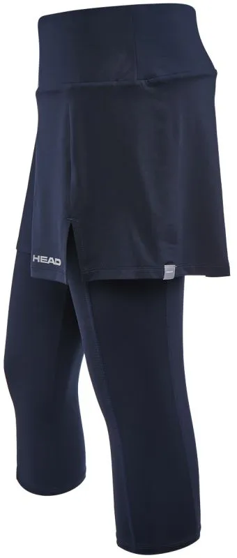 head-club-3-4-tights-skort-dark-blue-3 Head Club 3/4 Tights Skort - dark blue