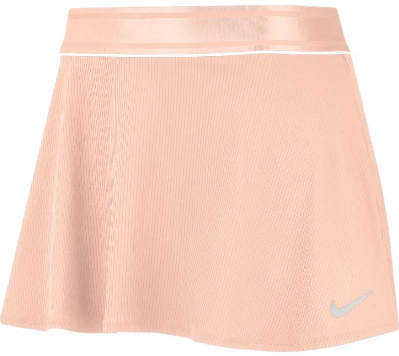 Nike Court Dry Flounce Skirt - washed coral/white/white Nike Court Dry Flounce Skirt - washed coral/white/white