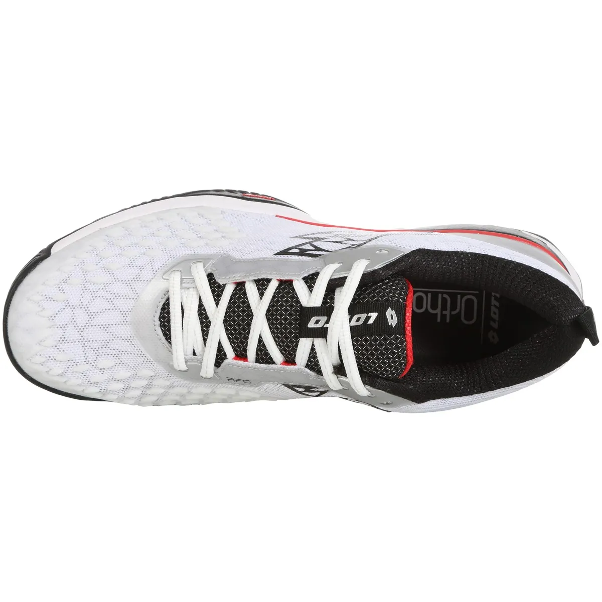 Lotto Raptor Hyperpulse 100 Speed M - all white/all black/flame red