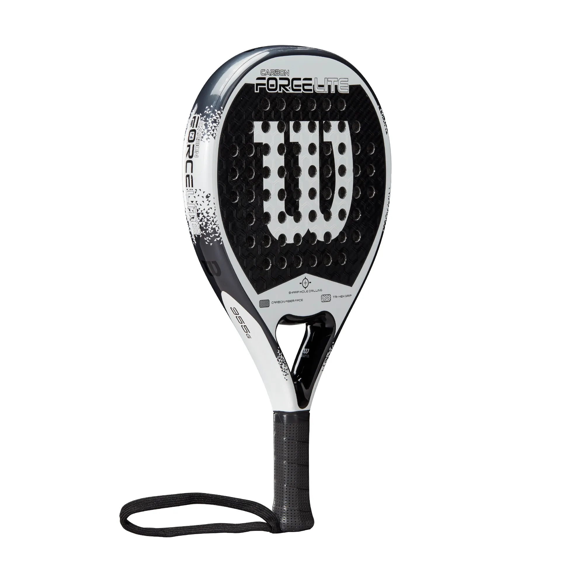Wilson Carbon Force Lite Padel - white/grey