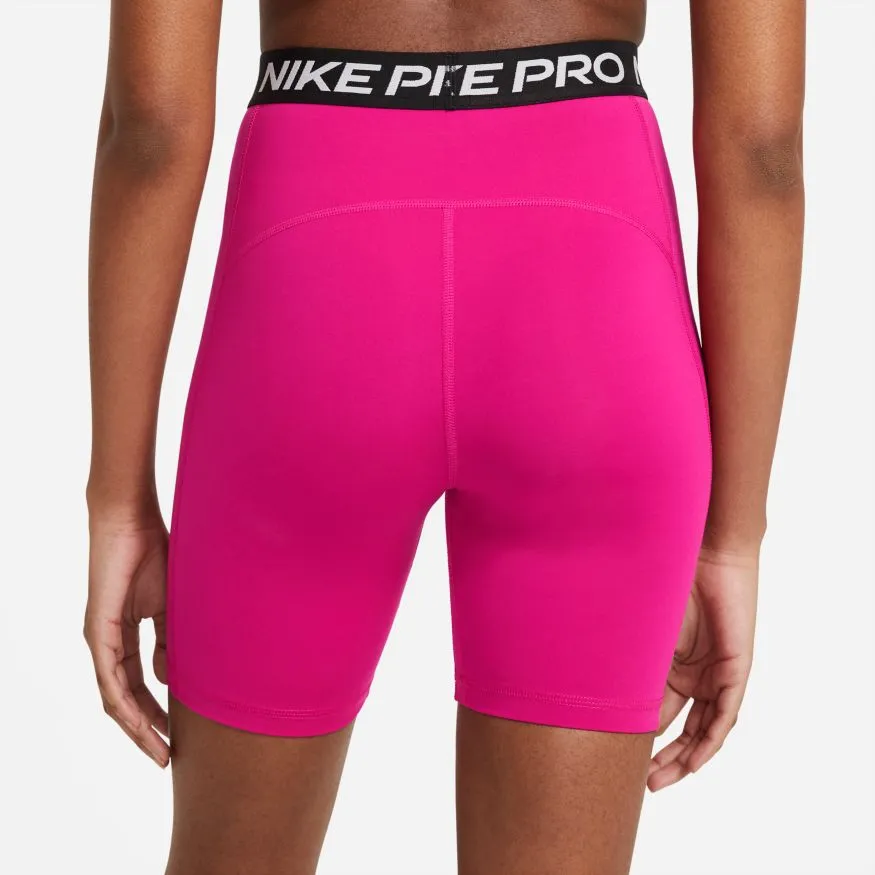 Nike Pro 365 Short 7in Hi Rise W - fireberry/black/white
