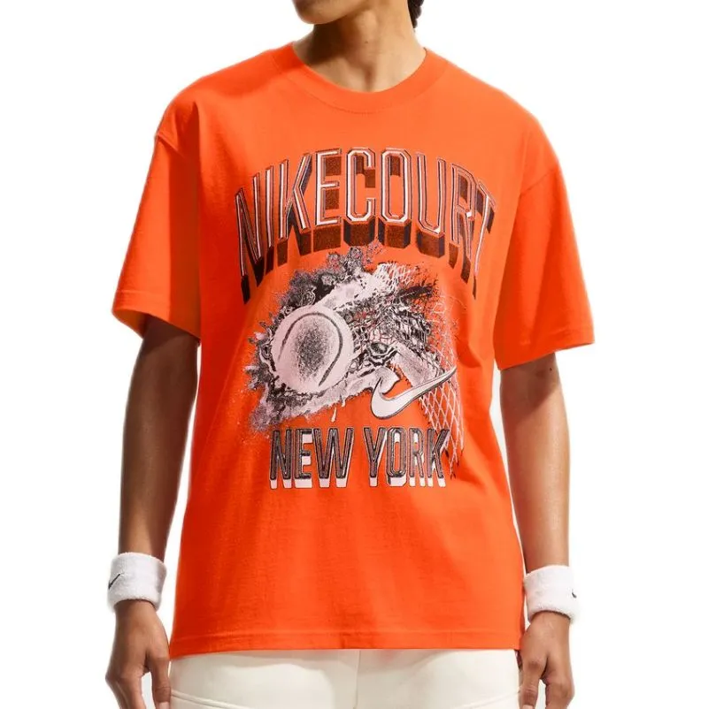 Nike Court Slam Short Sleeve - brilliant orange Nike Court Slam Short Sleeve - brilliant orange