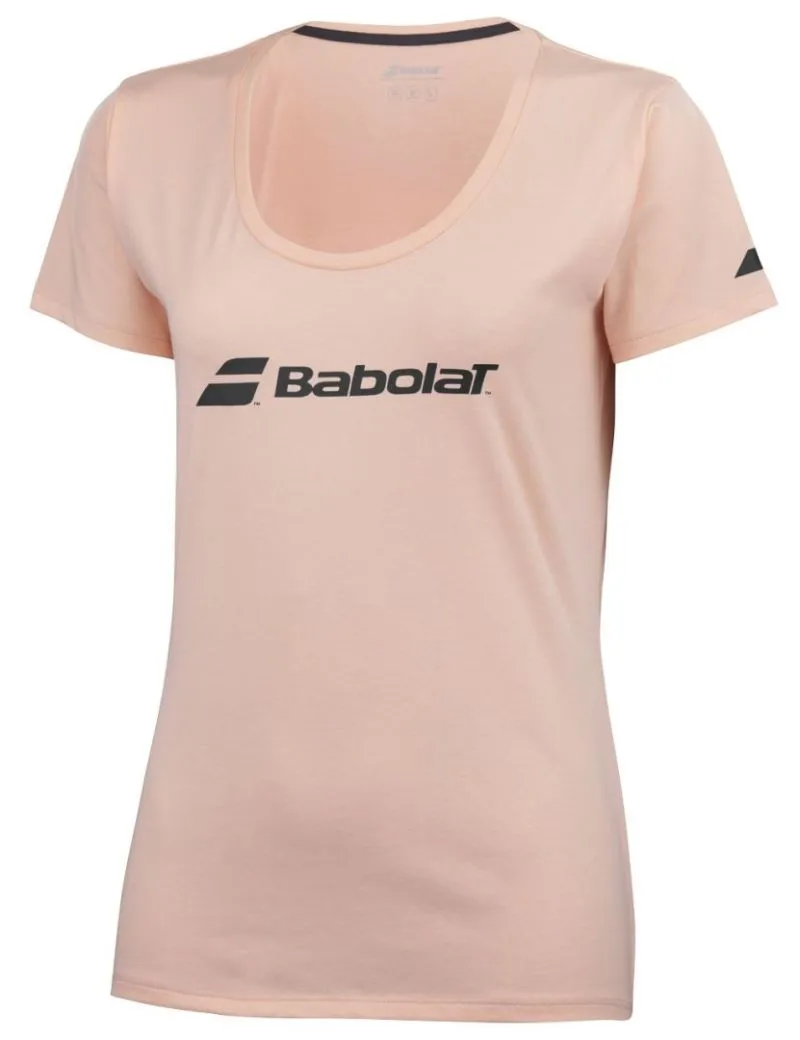 babolat-exercise-babolat-tee-women-tropical-peach