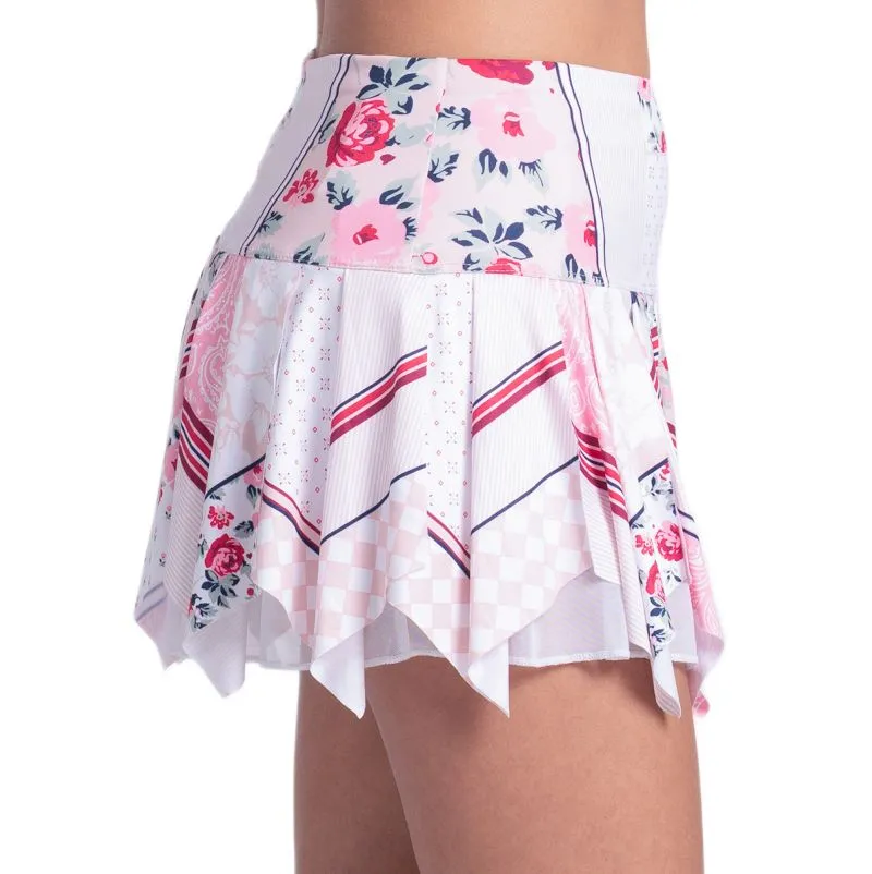 Spódniczka tenisowa Lucky in Love Rose All Day - pink/whit
