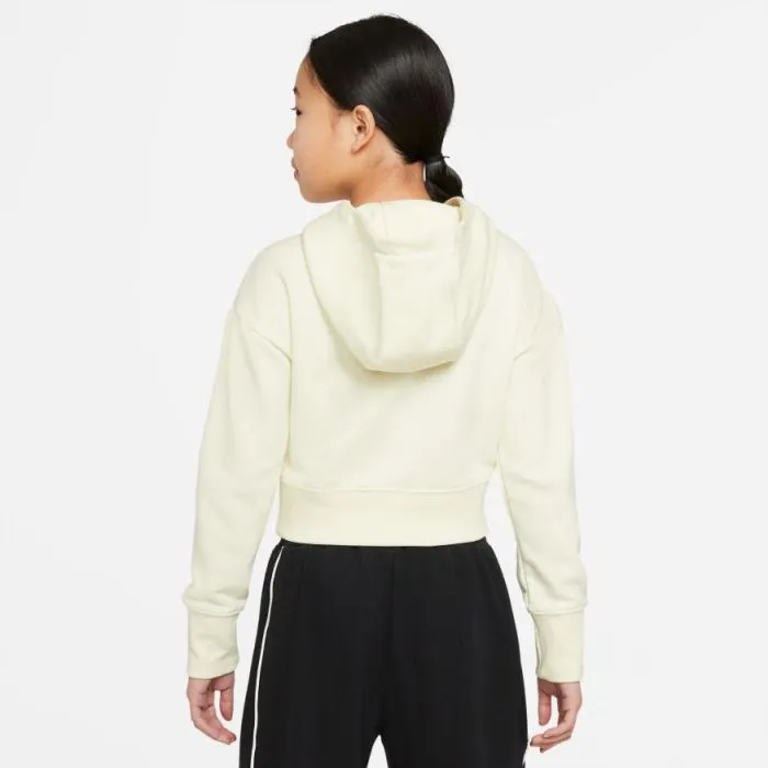 Nike Sportswear FT Crop Hoodie G - coconut milk/white