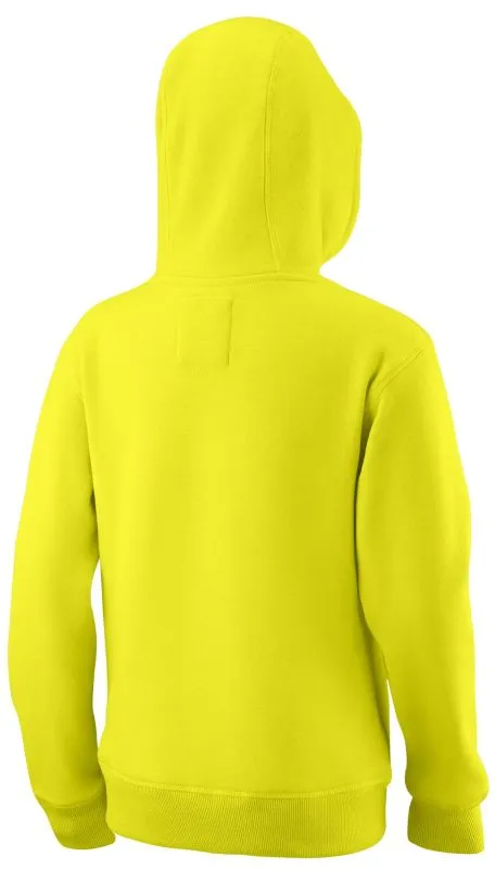 Wilson Team Script PO Hoody - safety yellow/deep lake