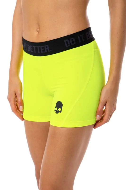 Hydrogen Second Skin Shorts Woman - fluo yellow