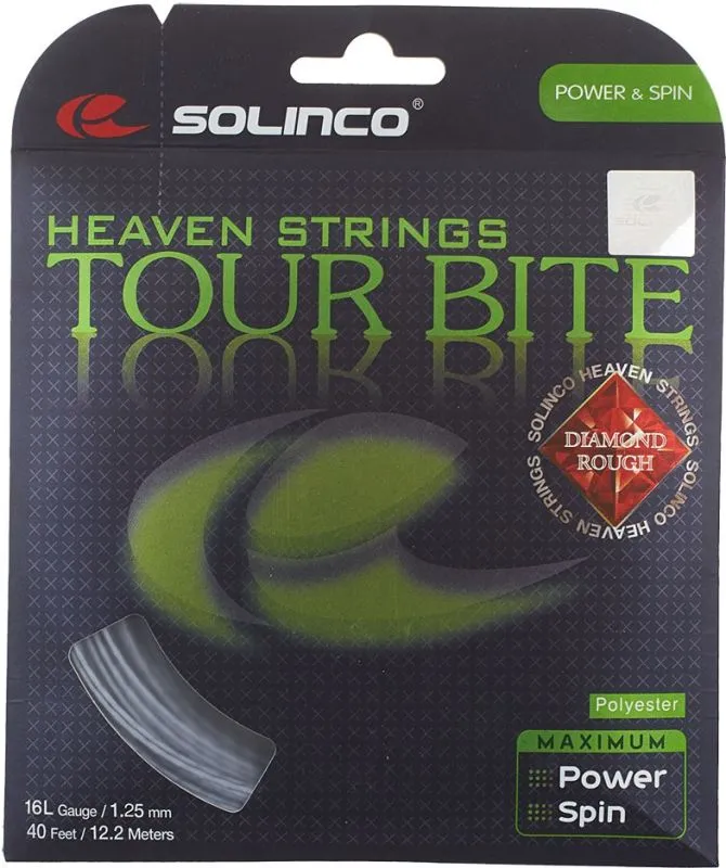 Solinco Tour Bite Diamond Rough (12 m) - grey