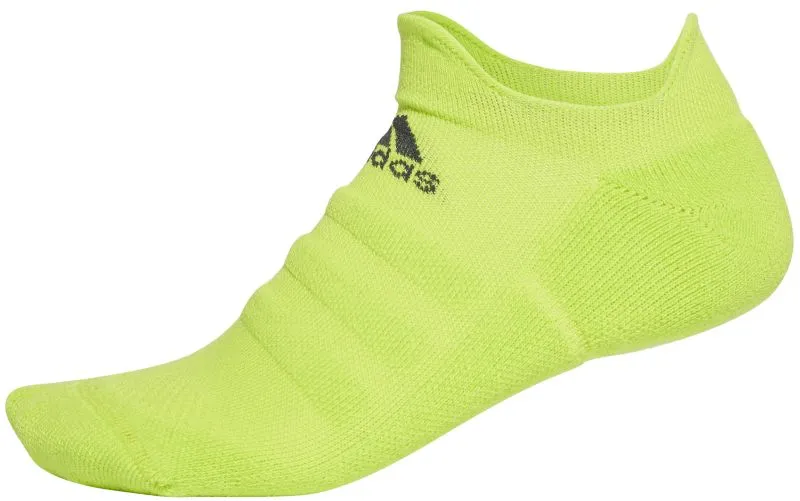 Adidas Alphaskin Lightweight Cushioning No-Show - 1 para/solar slime/carbon