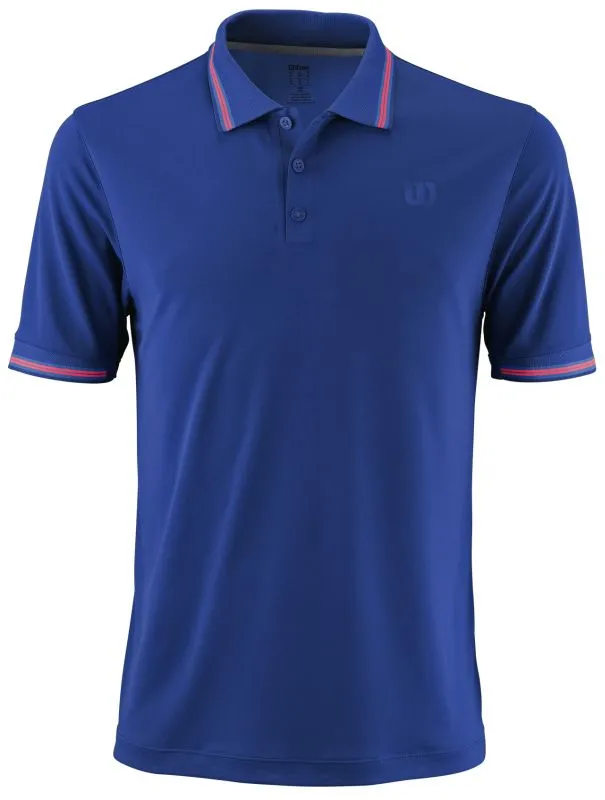 Wilson Star Tipped Polo - mazarine blue