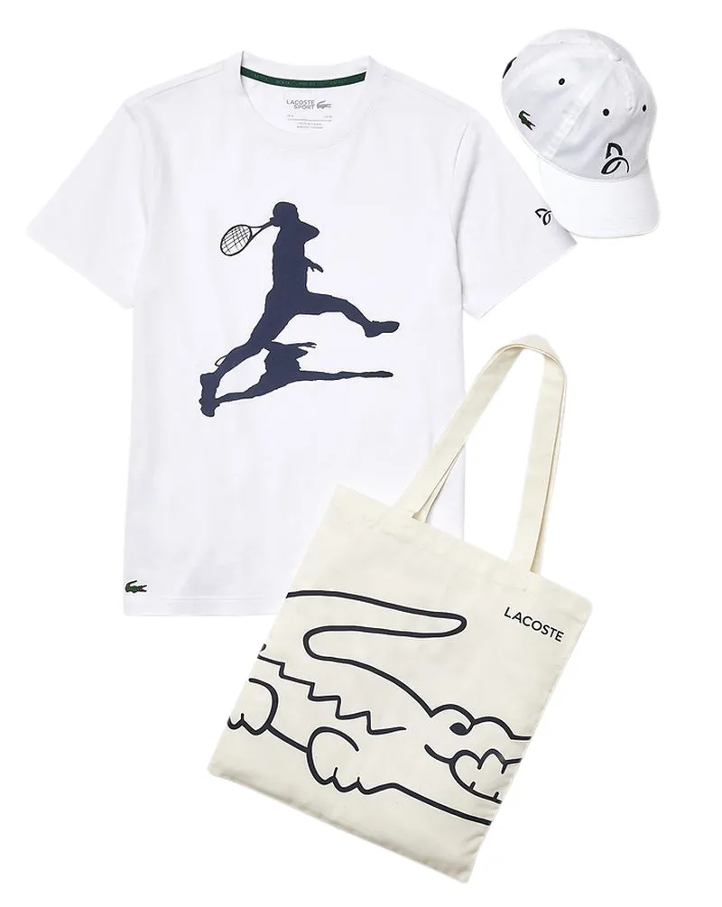 Lacoste Men's Novak Fan Pack - white Lacoste Men's Novak Fan Pack - white