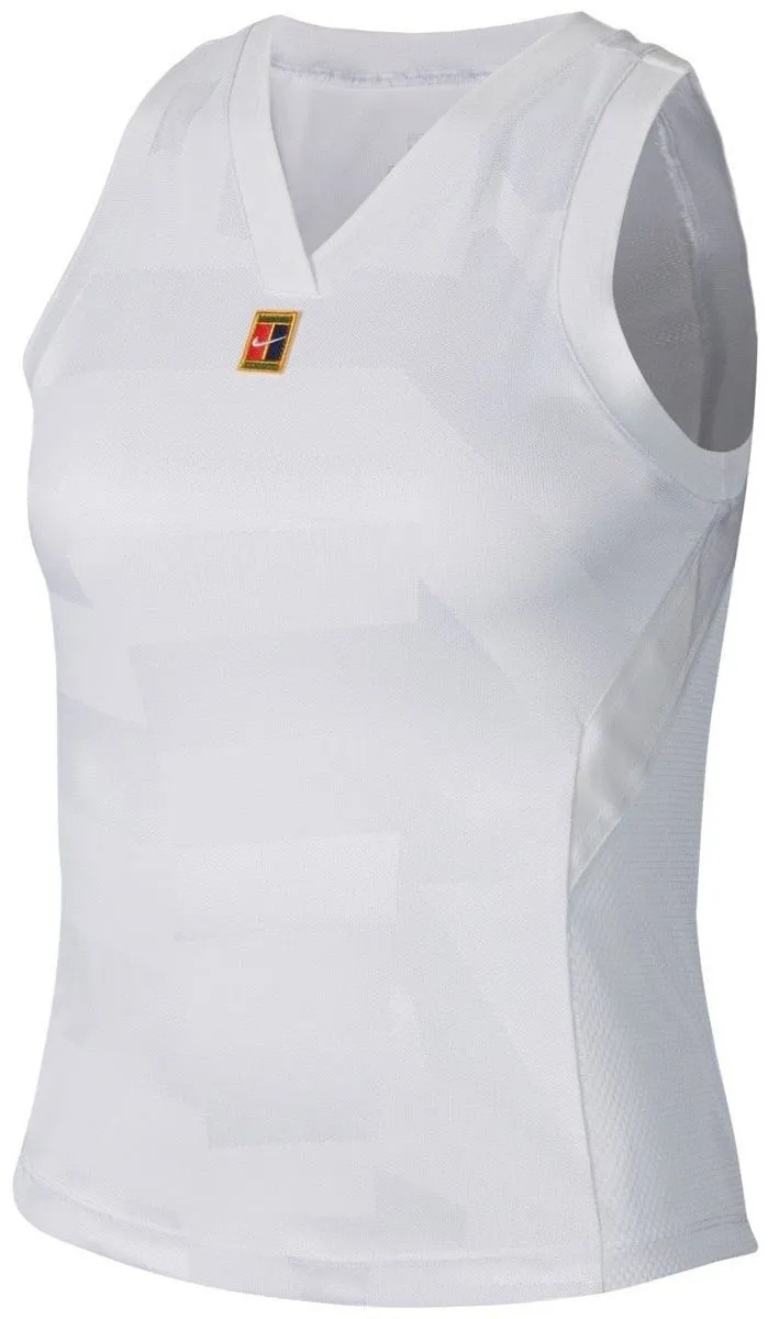 Nike Court Dry Slam Tank LN NT W - white/black