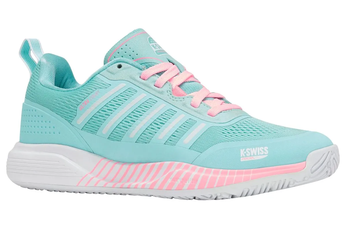 K-Swiss Ultra Court Padel - soft neon blue/white/bubble gum